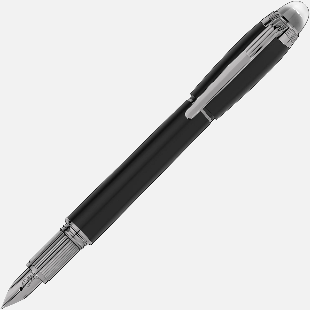 Stilografica Montblanc StarWalker UltraBlack Pregiata Resina MB126339
